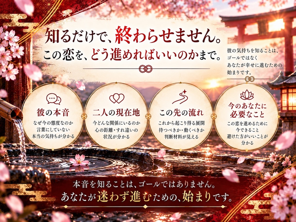 彼の本音・二人の未来を深く霊視します 片思い・曖昧な関係｜恋の迷いに終止符を イメージ6