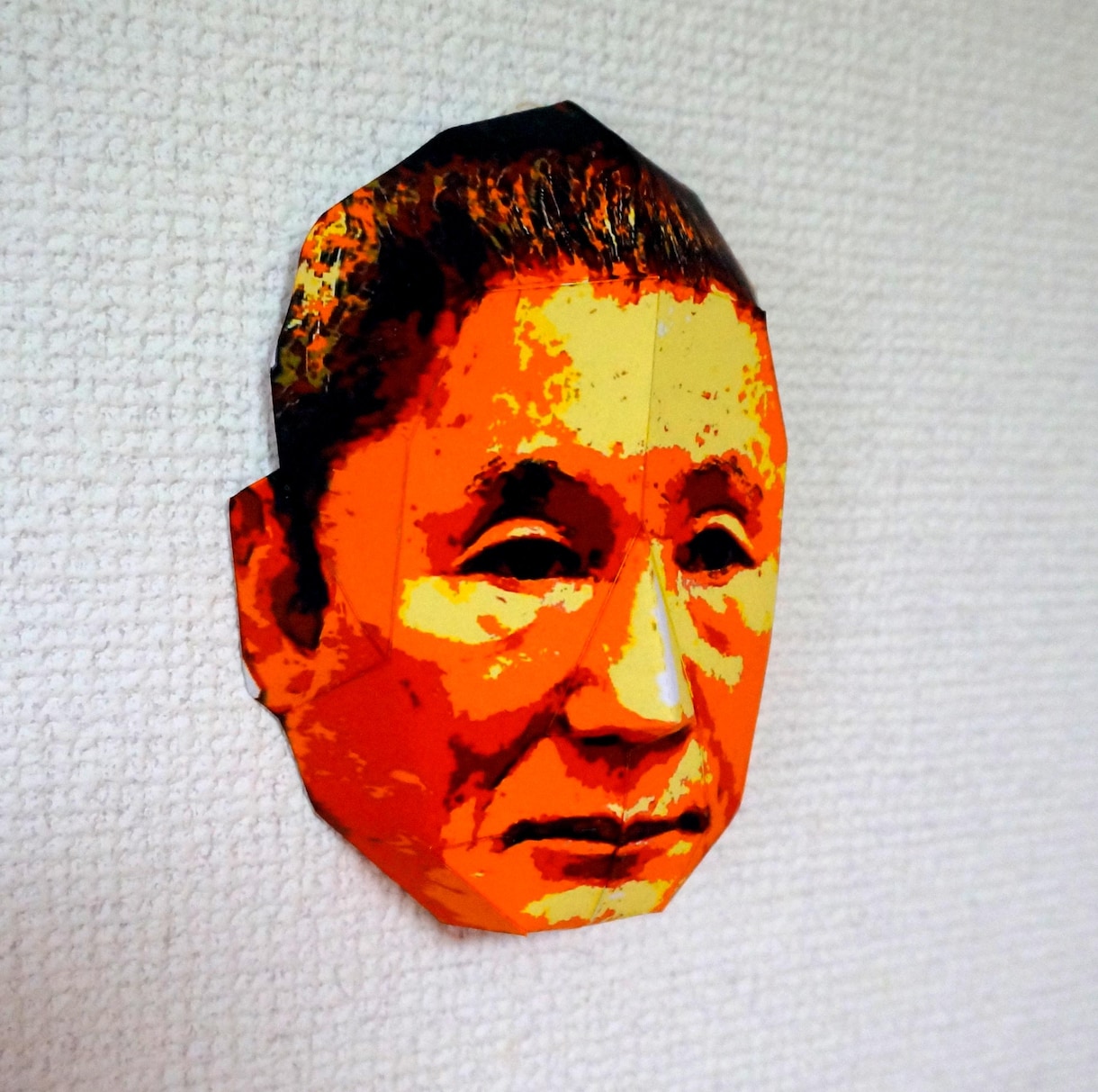 最短即日お渡し！３Dライフマスクを作成いたします 普通の似顔絵じゃつまらない！他にはない立体マスク作成します！ イメージ1