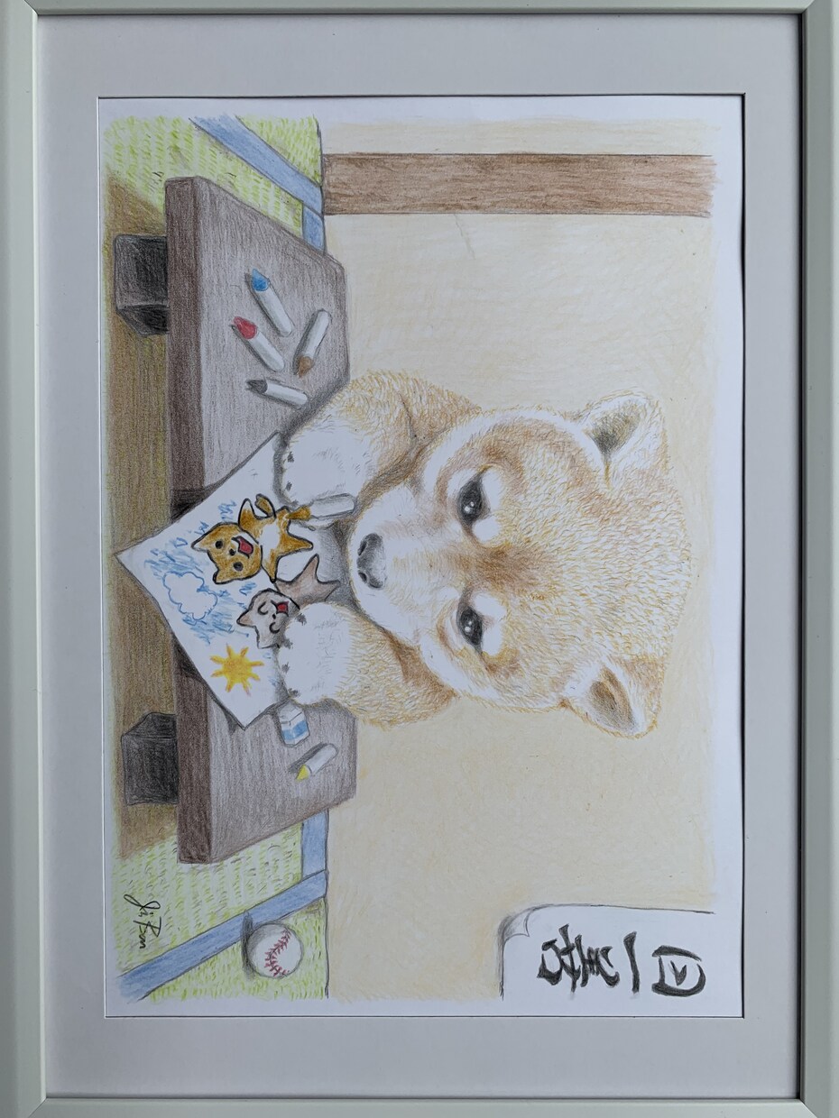 愛するペットのイラストを描きます いただいたペットの写真を基に色鉛筆にてイラストを描きます。 イメージ4