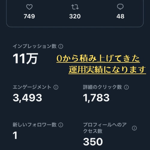 プロが1ヶ月間Ｘの運用代行を行います 0からアカウントを作成したい方も◎ 個人/企業問わず対応◎ イメージ2