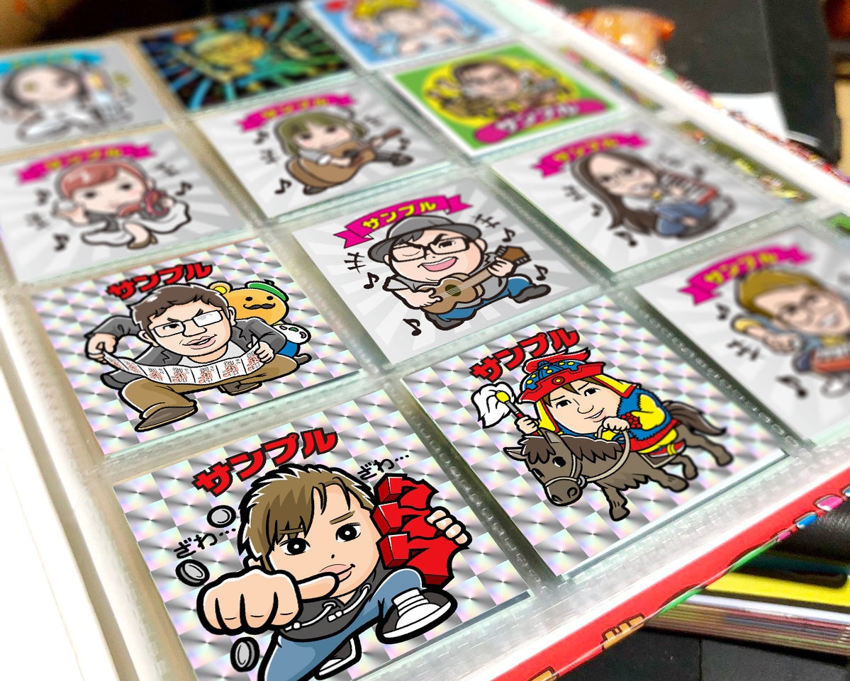 ビックリマン風にアレンジした似顔絵を描きます リアルではなくキャクター化したイラスト似顔絵をご提案✨ イメージ2