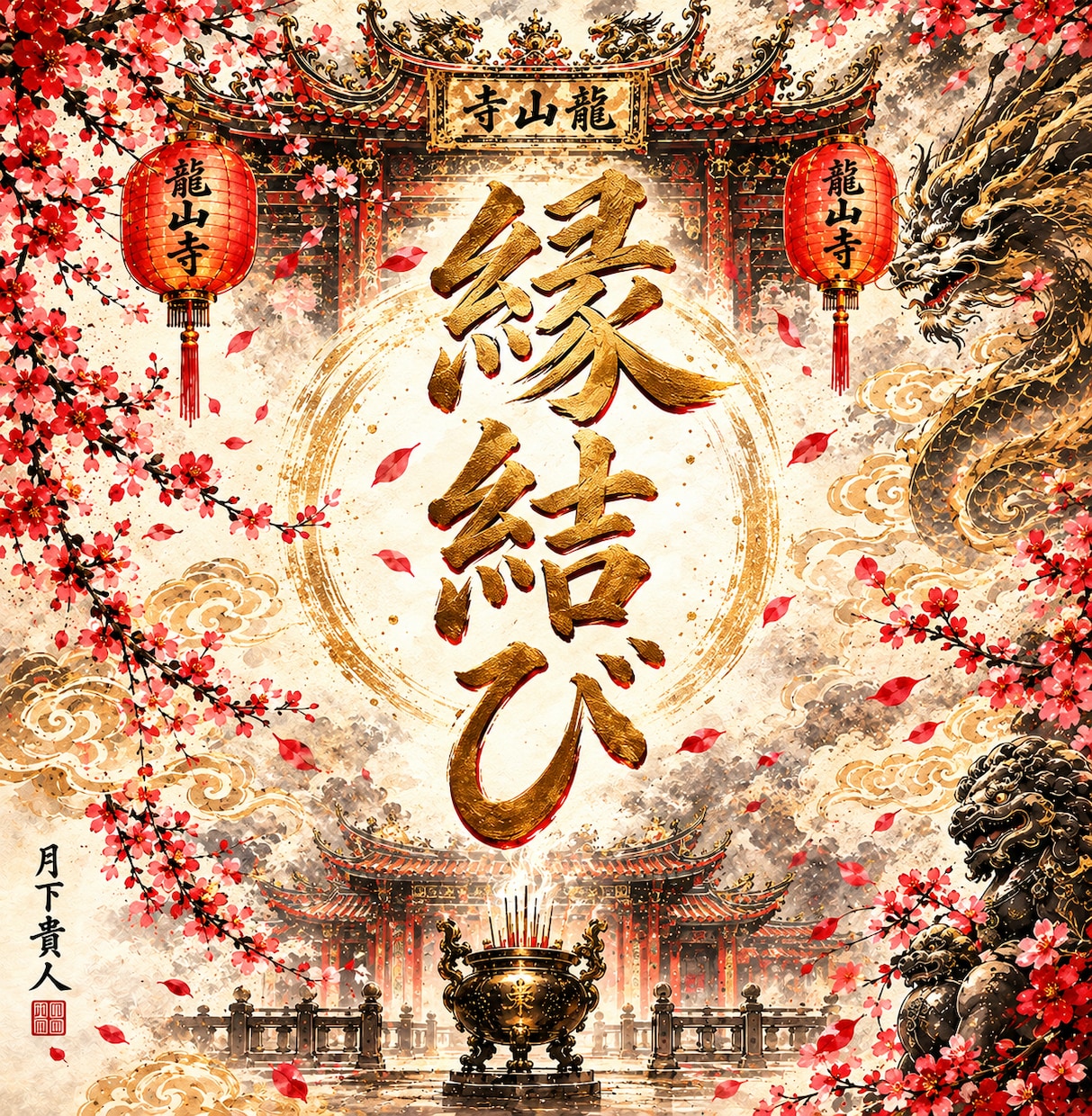 お試し✴︎龍山寺の祈霊 縁結び祈祷1日間を行います どうしても叶えたい想いがある貴方へ。徹底祈祷で縁を結ぶ イメージ1