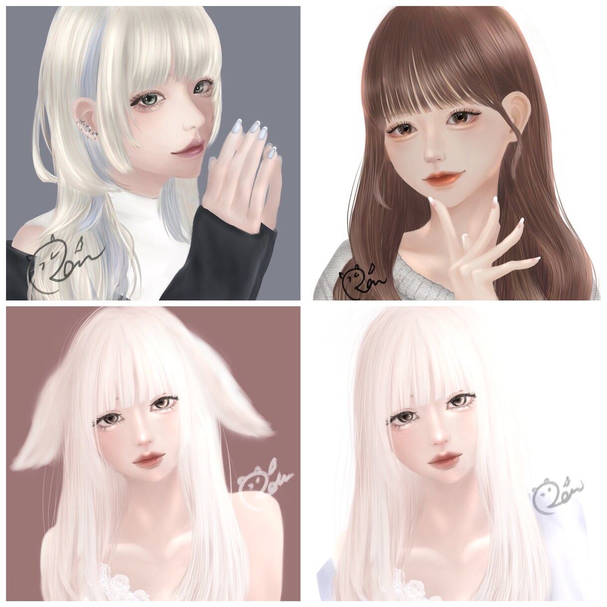 美しい目を惹くアイコンや似顔絵描きます 最短３日！オリジナルや二次創作、バストアップや全身どちらでも イメージ5