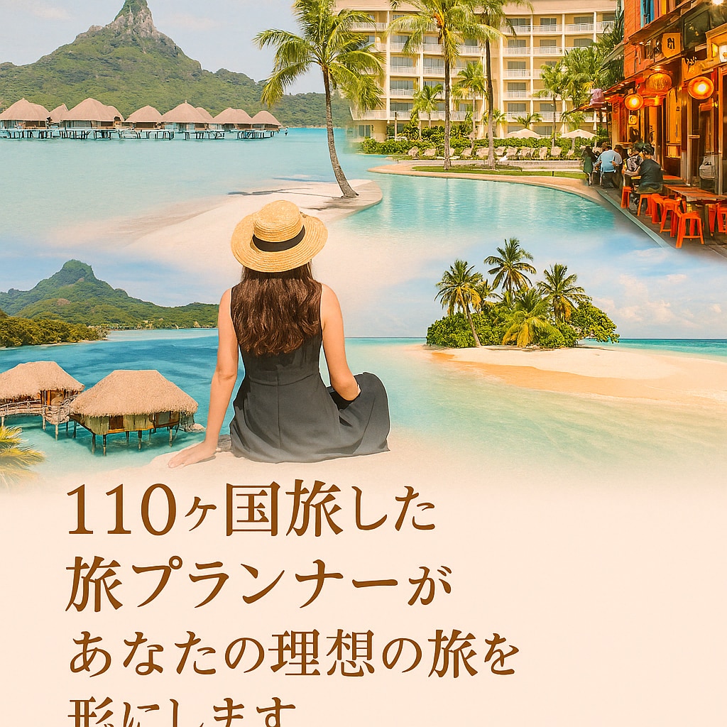 110ヶ国旅したプロが海外旅行をサポートします 海外旅行プラン作成・相談・手配サポート イメージ1