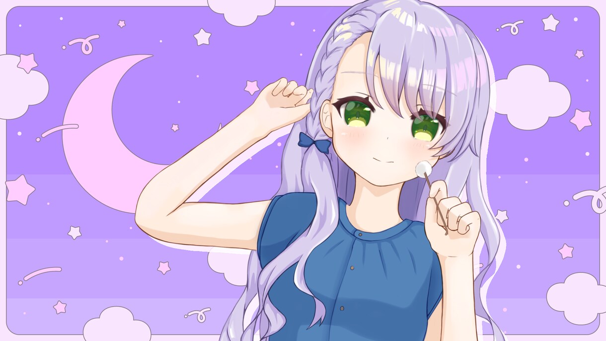 アニメ塗りっぽい女の子描きます アイコン・立ち絵・サムネに使えるイラスト描きます！！！！ イメージ10