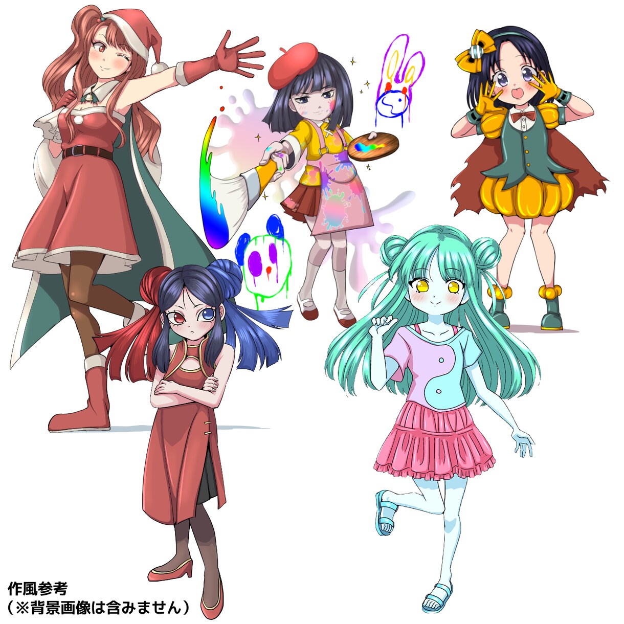 口パクできる立ち絵を制作します 動画やゲームなどに使える立ち絵をオーダーメイドします！ イメージ3