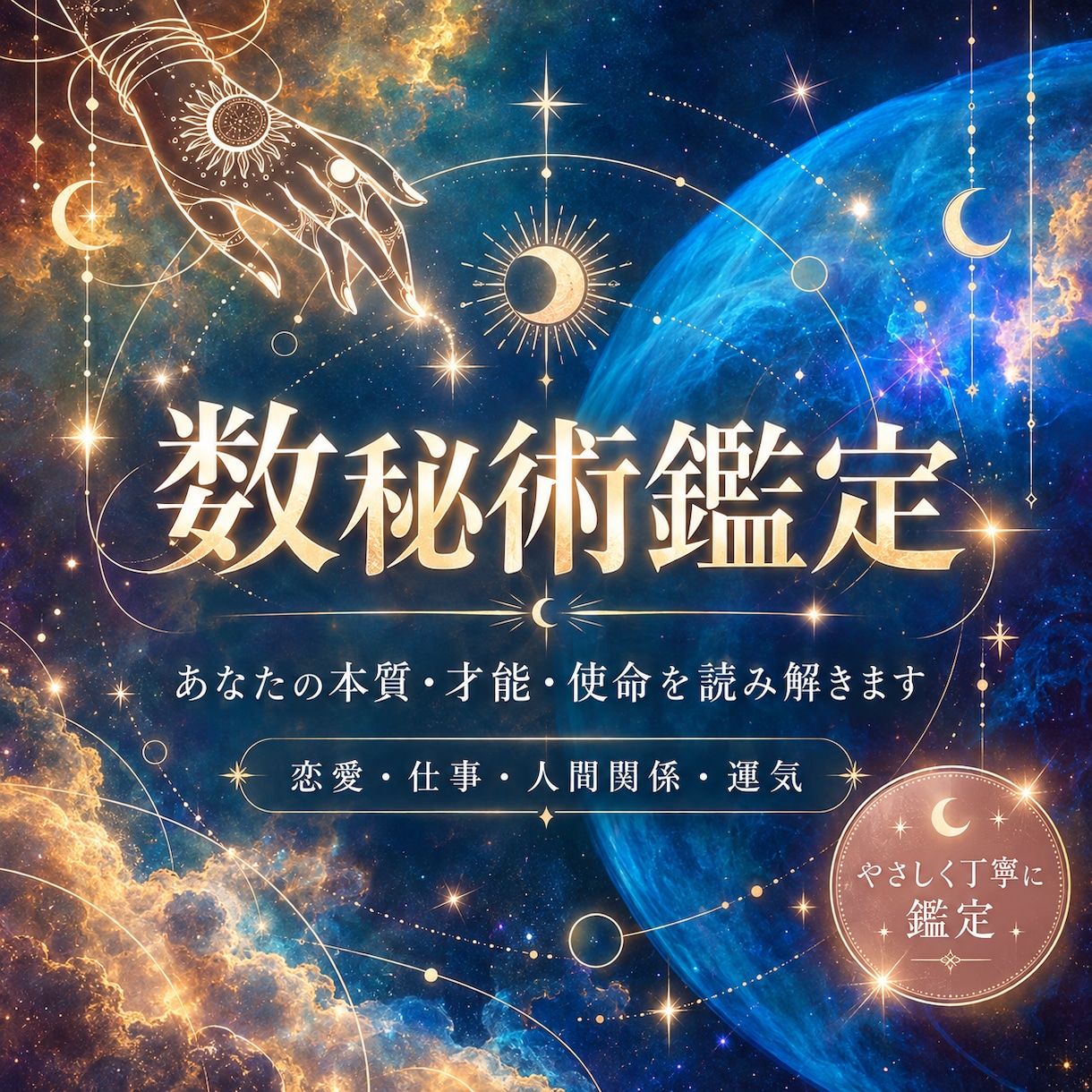 数秘鑑定を作成いたします あなたの人生の地図を読み解きます。 イメージ1