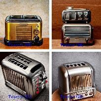 スチームパンク風なトースターをCGで制作しています Illustration of a toaster イメージ6