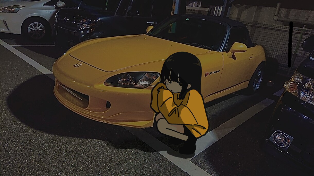 愛車にイラストを乗せます 愛車の写真をアートにしませんか？ イメージ4