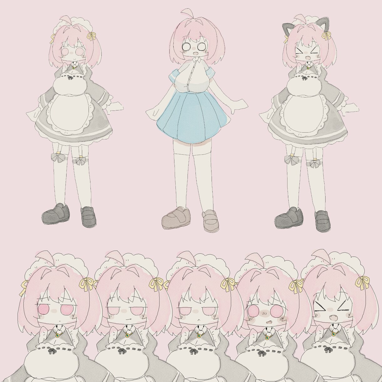 キャラデザからご相談可！水彩風立ち絵制作します TRPGなどに！水彩特有の柔らかな雰囲気が特徴です！ イメージ1