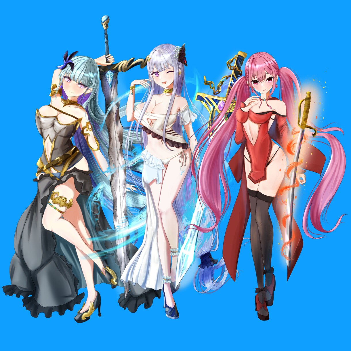魅力的なTRPG・ゲームのオリジナル立ち絵描きます 小説・動画配信・アイコンあなただけのオリキャラ制作します イメージ4