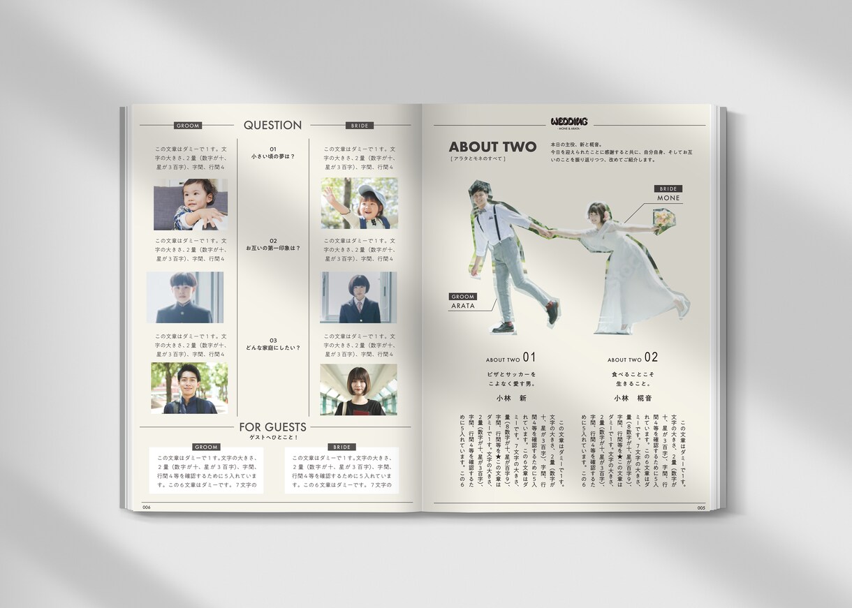 タイパ◎代わりに雑誌風プロフィールブック作ります 【POPEYE風】素材用意と内容確認だけで完成です♪ イメージ3