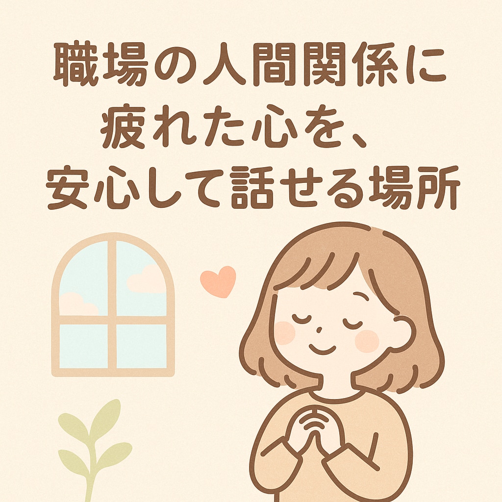 職場の人間関係に疲れた心、ここで受け止めます 〜お仕事お疲れ様です〜あなたの心にそっと寄り添う電話相談 イメージ1