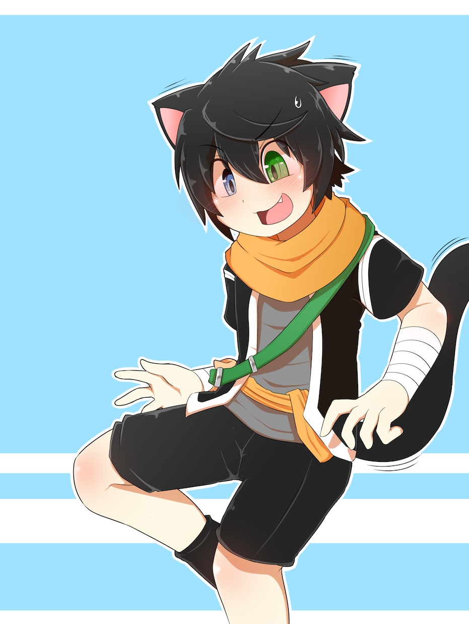イラスト作成致します 男の子、獣人、ケモノ系のイラストを作成します！ イメージ1