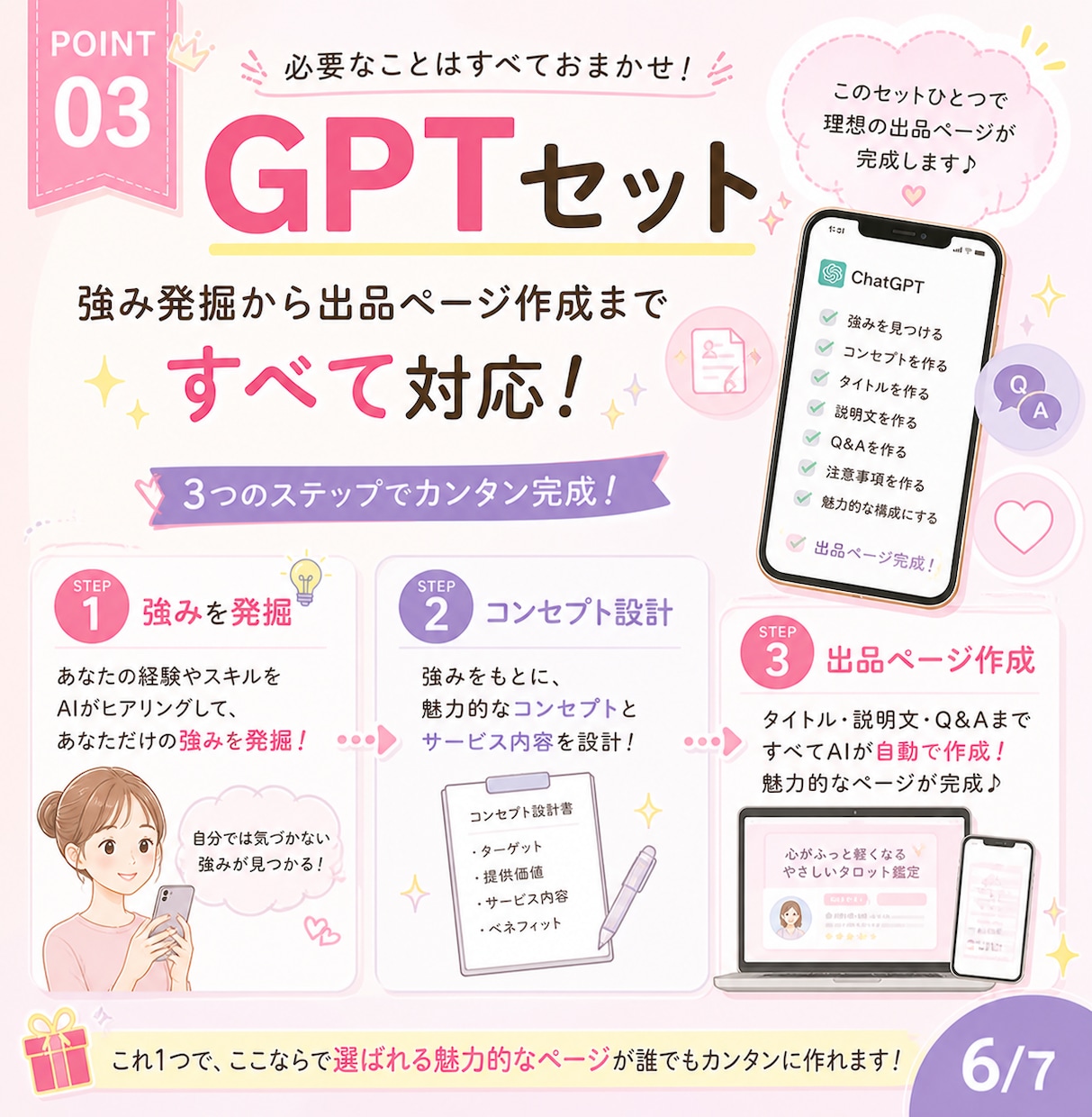 ママのための在宅副業スタートさせます 【副業初心者】ココナラで売れる｜全自動作成｜スマホ即スタート イメージ6