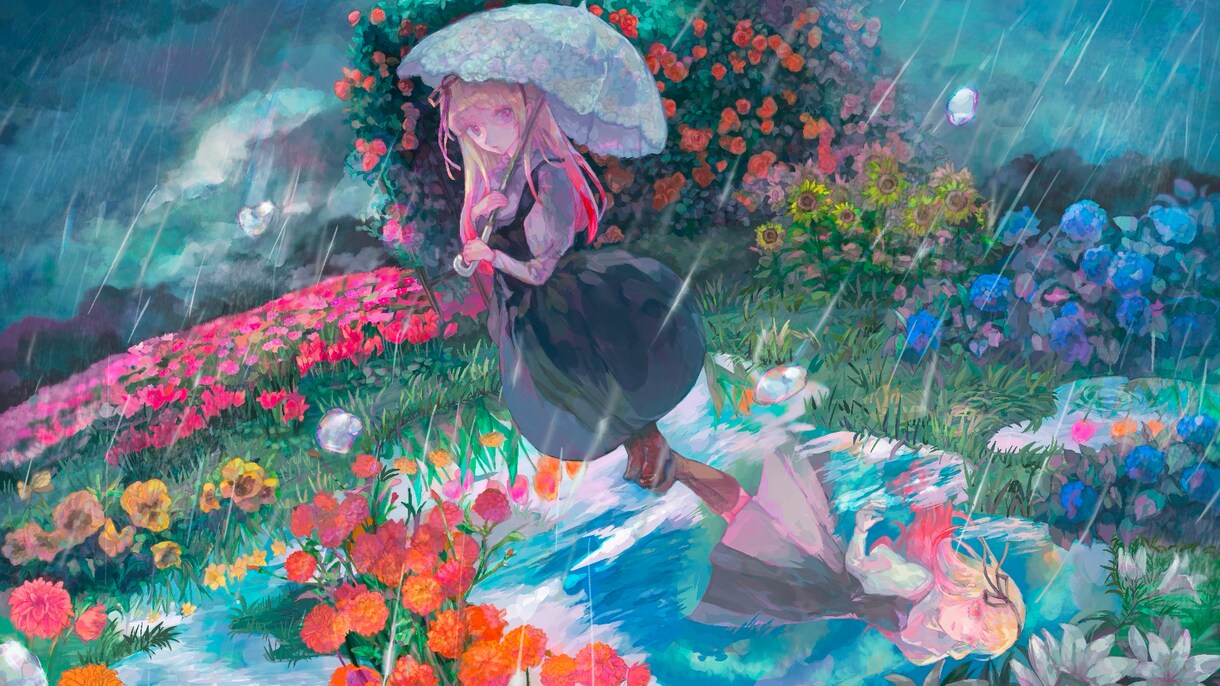 シックな色合いと可愛い絵柄でイラスト作成します 動画作成用、グッズ用等ご希望のあなただけのイラストを作成！ イメージ3