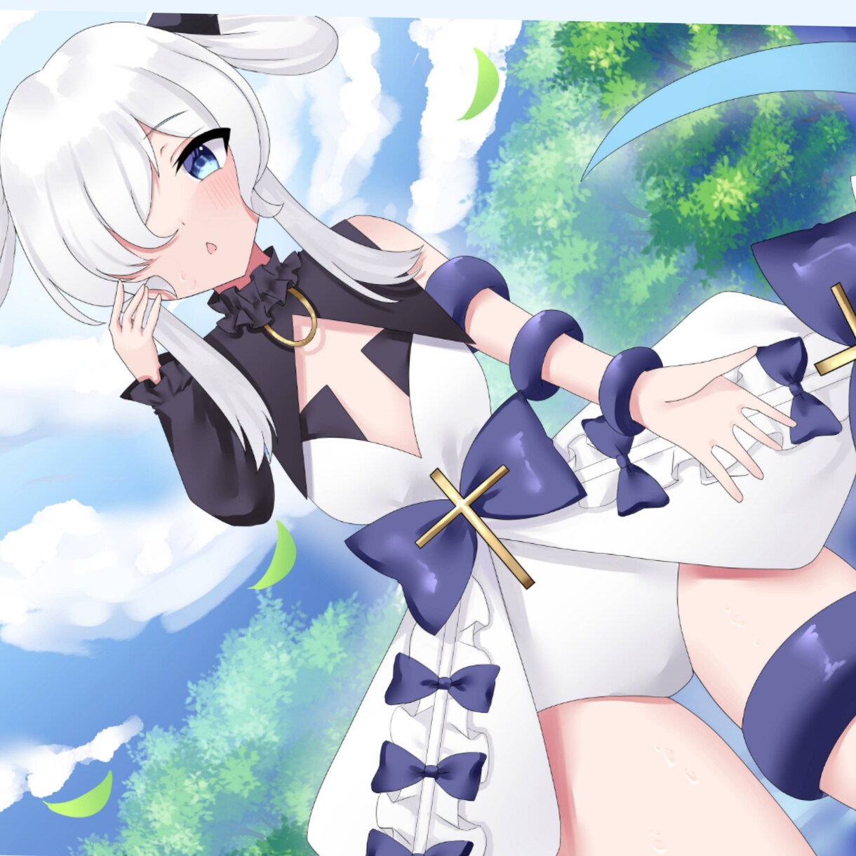 歌ってみた・サムネイルなどのイラスト作成します 萌え可愛いイラストを貴方だけに！ イメージ1