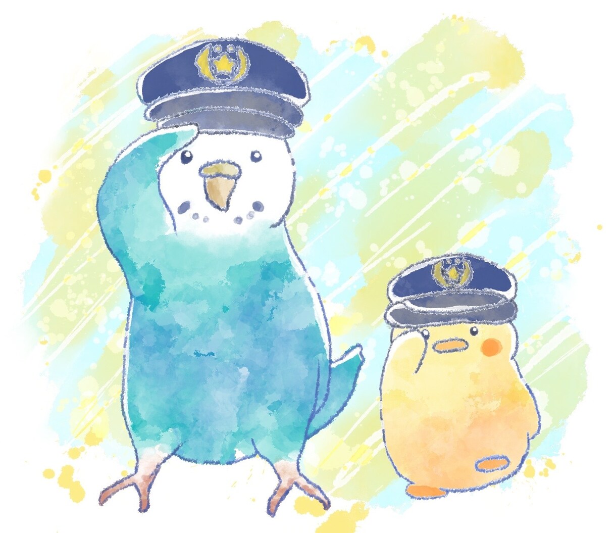 インコちゃんの水彩イラストを描きます 貴方のペットを温かみのある作品、イラストに残しませんか。 イメージ9