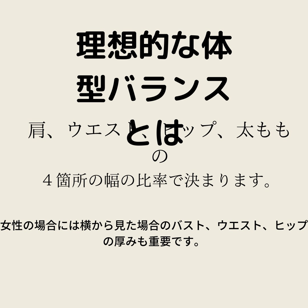 現役スタイリストが体型診断します 骨格診断では分からない肉付きまで考慮した診断です。 イメージ2