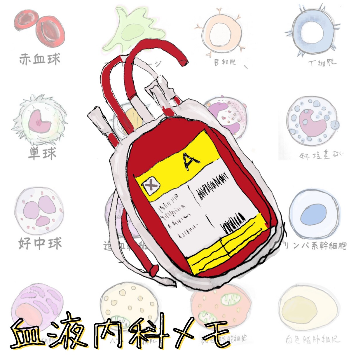 医療系のオリジナルイラスト作成します Lineスタンプ100件販売しまてます！！ イメージ3