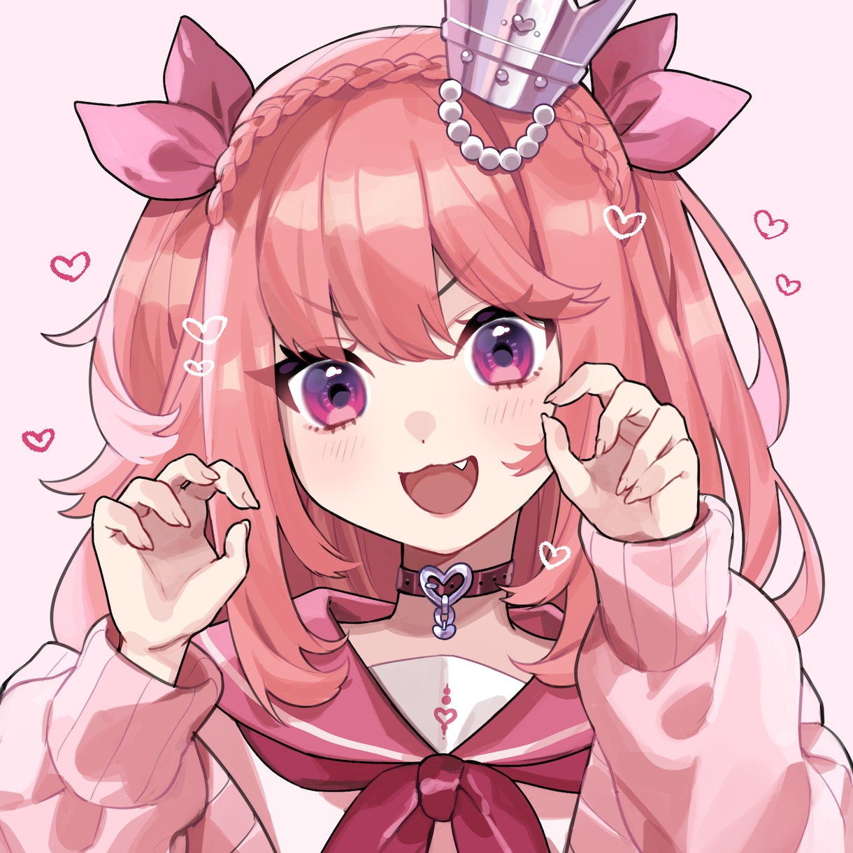 きゅるんと可愛い！SNS用アイコンを作成いたします TwitterなどのSNSにぜひご利用ください！ イメージ2