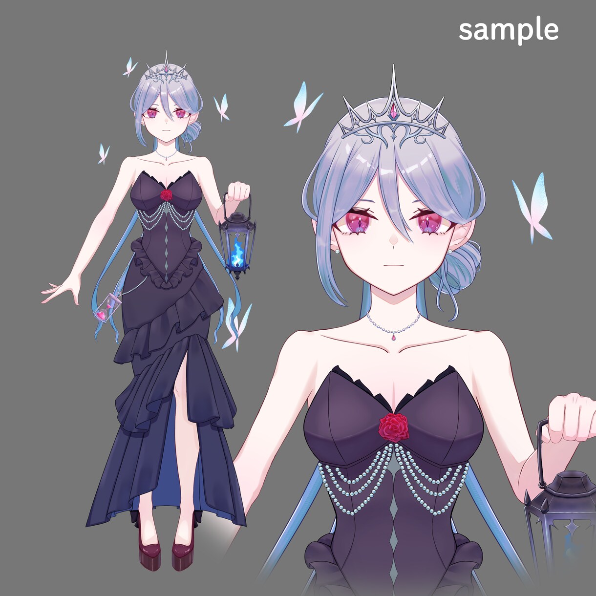 キャラクターデザイン・立ち絵制作行います かわいいきらきらの女の子をお届けします！ イメージ4