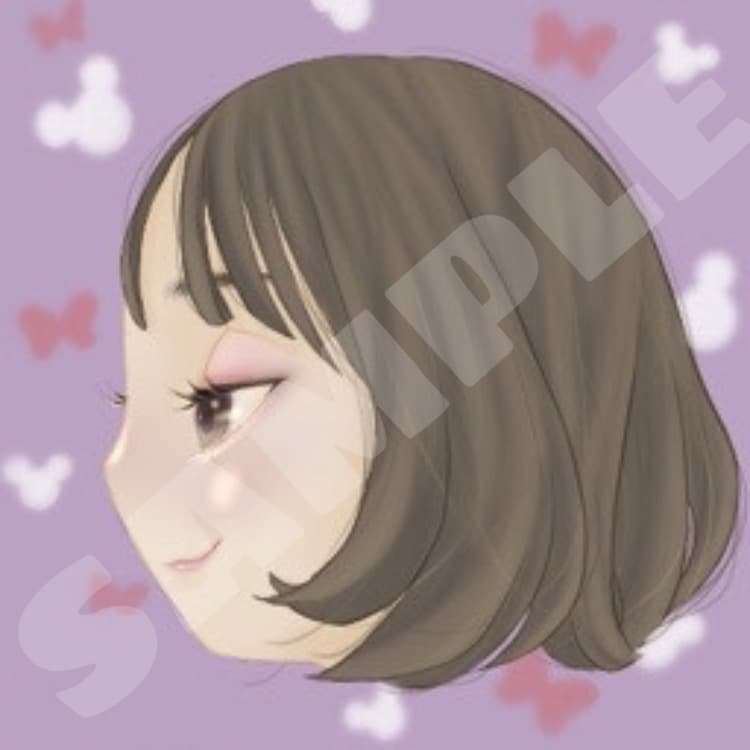 SNS用のアイコンお描きします シンプルだからこそ、個性が輝く。自分だけの表現を。 イメージ3