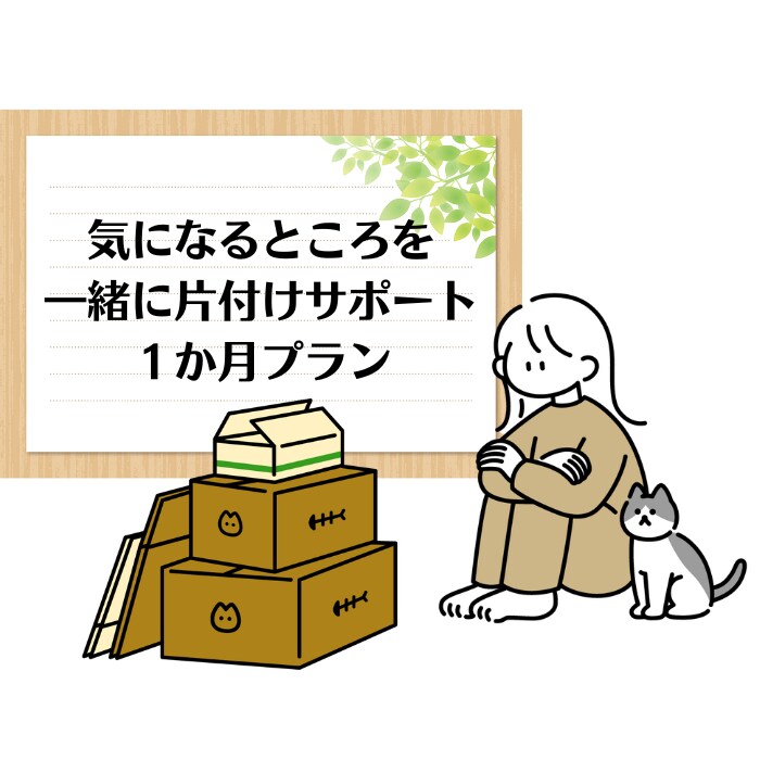 １ヶ月、おうちの整理収納アドバイスします 一緒に収納プランからお手伝いします【1か所】 イメージ1