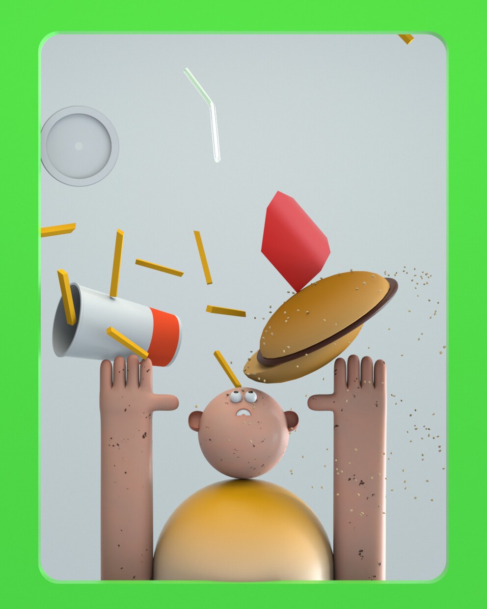 CGでキャラクター・ビジュアルデザイン承ります ポップ・抽象的なキャラクターデザインを得意としております！ イメージ2
