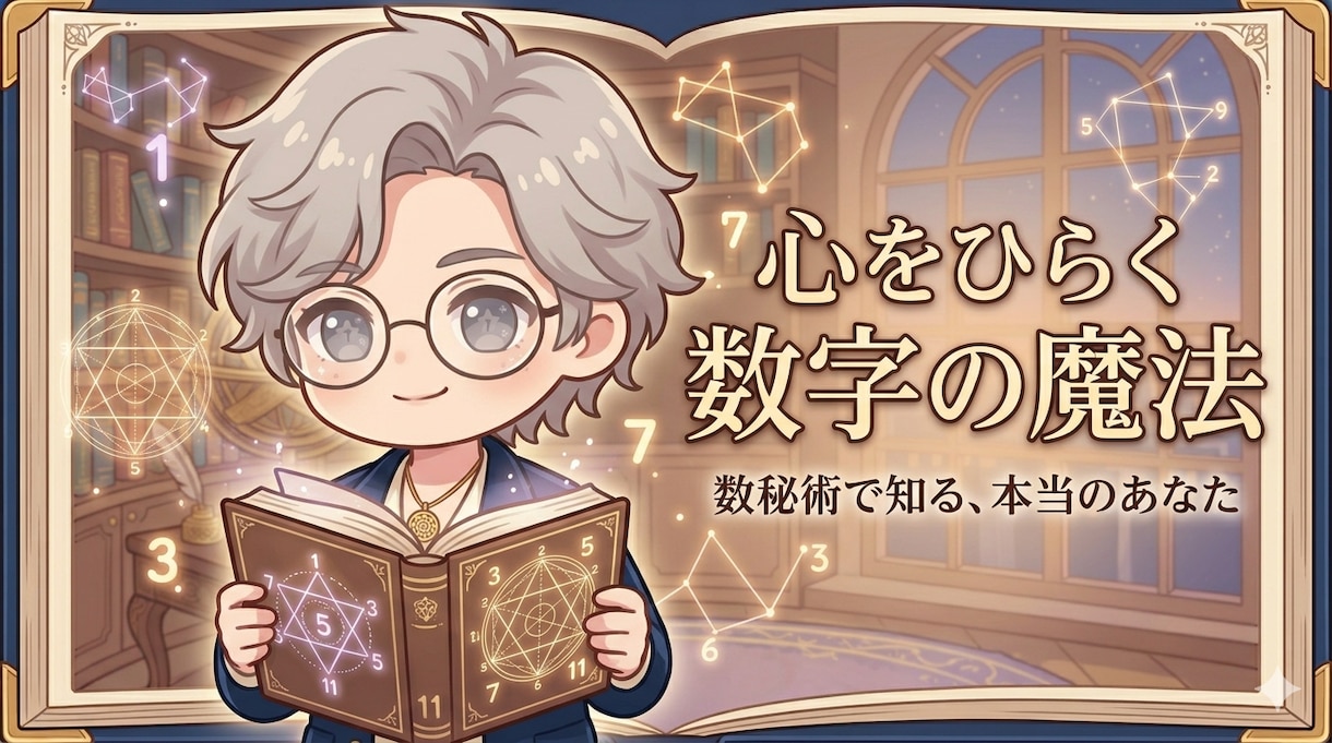 生年月日だけで、心がふっと軽くなります 数字が教えてくれる、あなたの本質【数秘ミニ鑑定】 イメージ1