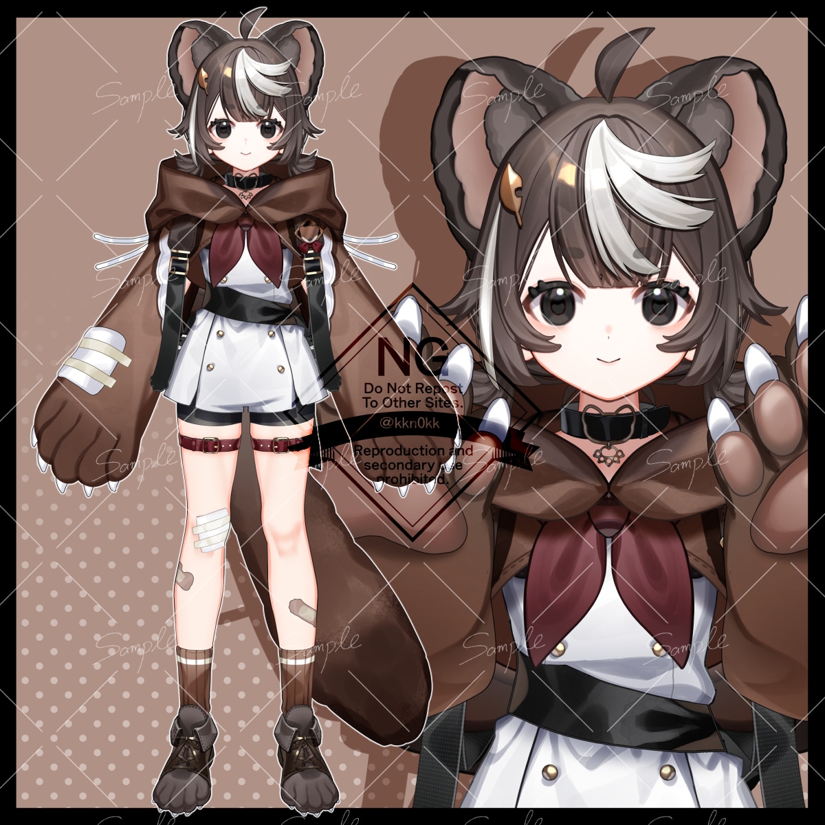 Vtuberのデザイン~パーツ分けまで作成します 細かいパーツ分けや表情、衣装差分に対応しています。 イメージ7