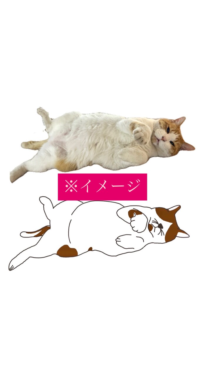 愛する家族（ペット）のイラスト描きます 一緒の写真に映らない子でもイラストなら大丈夫！ イメージ3