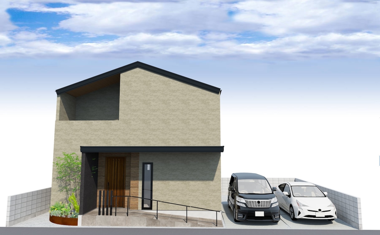 工務店様向け！外構パース作成いたします エクステリアご提案にまで力を入れている工務店様をサポート イメージ1