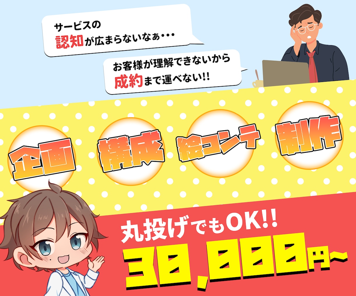 宣伝や営業に役立つアニメーションPR動画を作ります 丸投げでもOK！分かりやすいサービス紹介動画を作ります！！ イメージ2