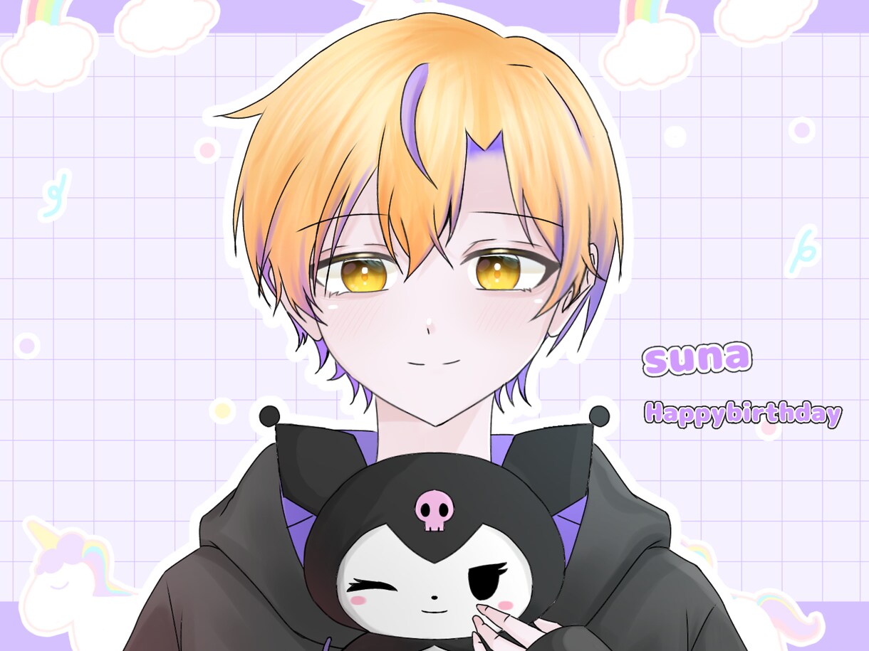 SNS用アイコンからキャラデザまでお描きます アイコンイラスト･キャラデザ･誕生日イラスト･ちびキャラ イメージ4