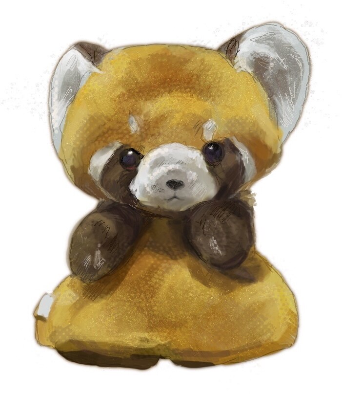 思い出のぬいぐるみをイラスト化します 可愛さそのままイラストにします イメージ1