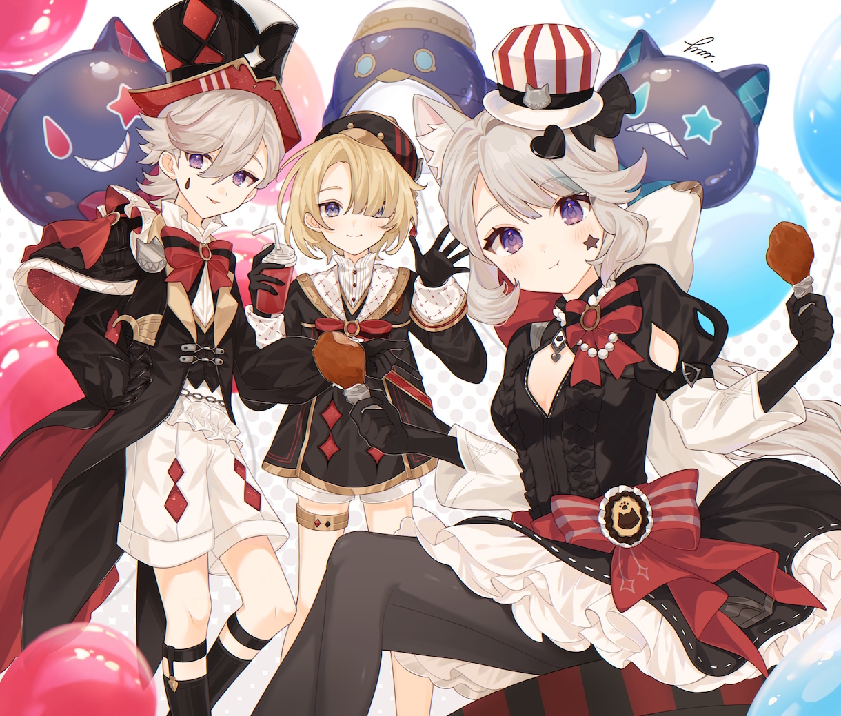 1枚絵、SDイラストなど制作します かわいい系の少年少女のイラストが描けます！ イメージ1