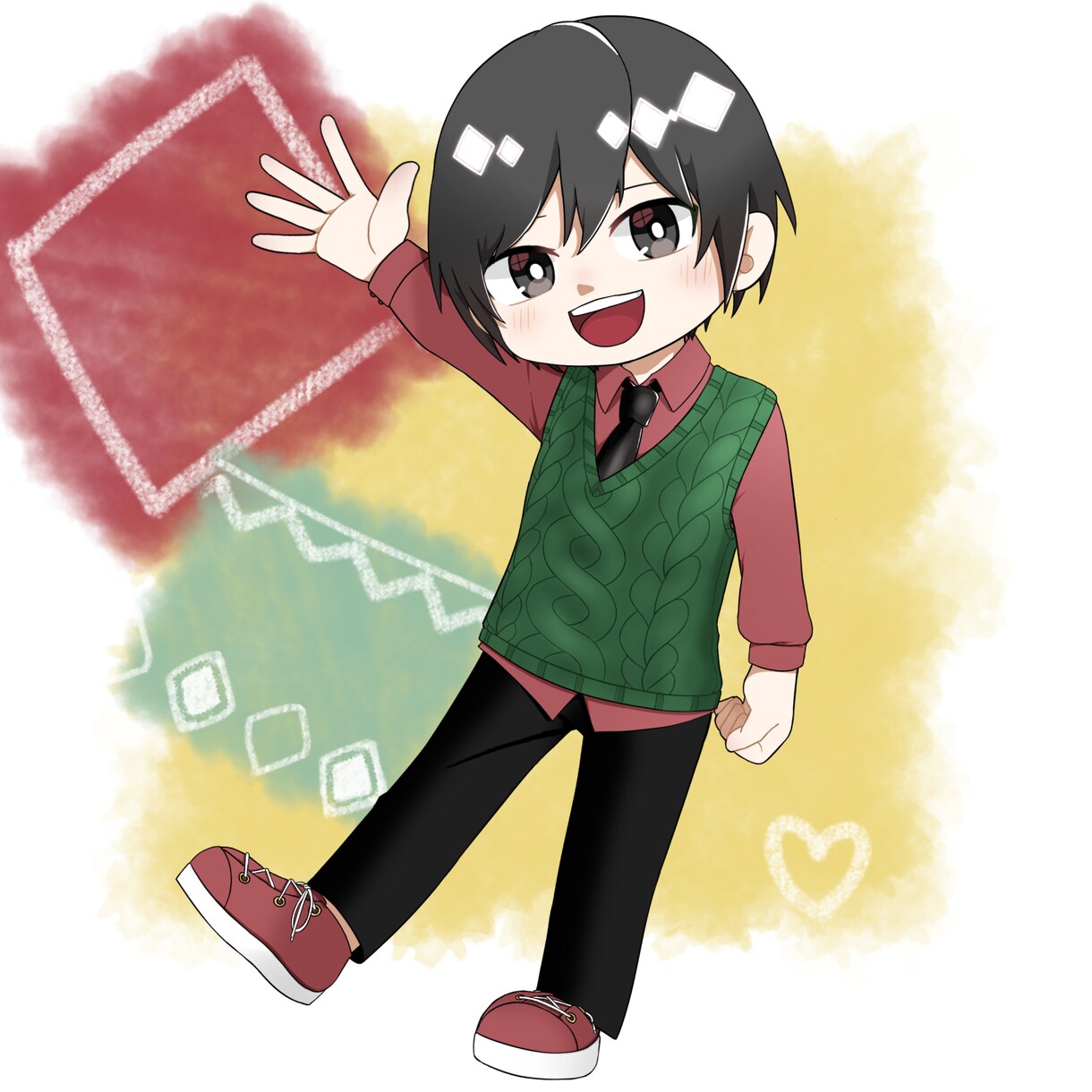 デフォルメのイラストを描きます SNSのアイコンやサムネイルに！ご希望に沿ったミニキャラに！ イメージ2