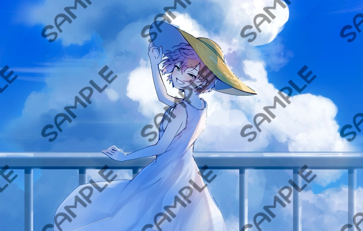 歌ってみた.ボカロMV等イラスト描きます 物語を感じる雰囲気重視イラスト描きます｜サムネ・配信可 イメージ1