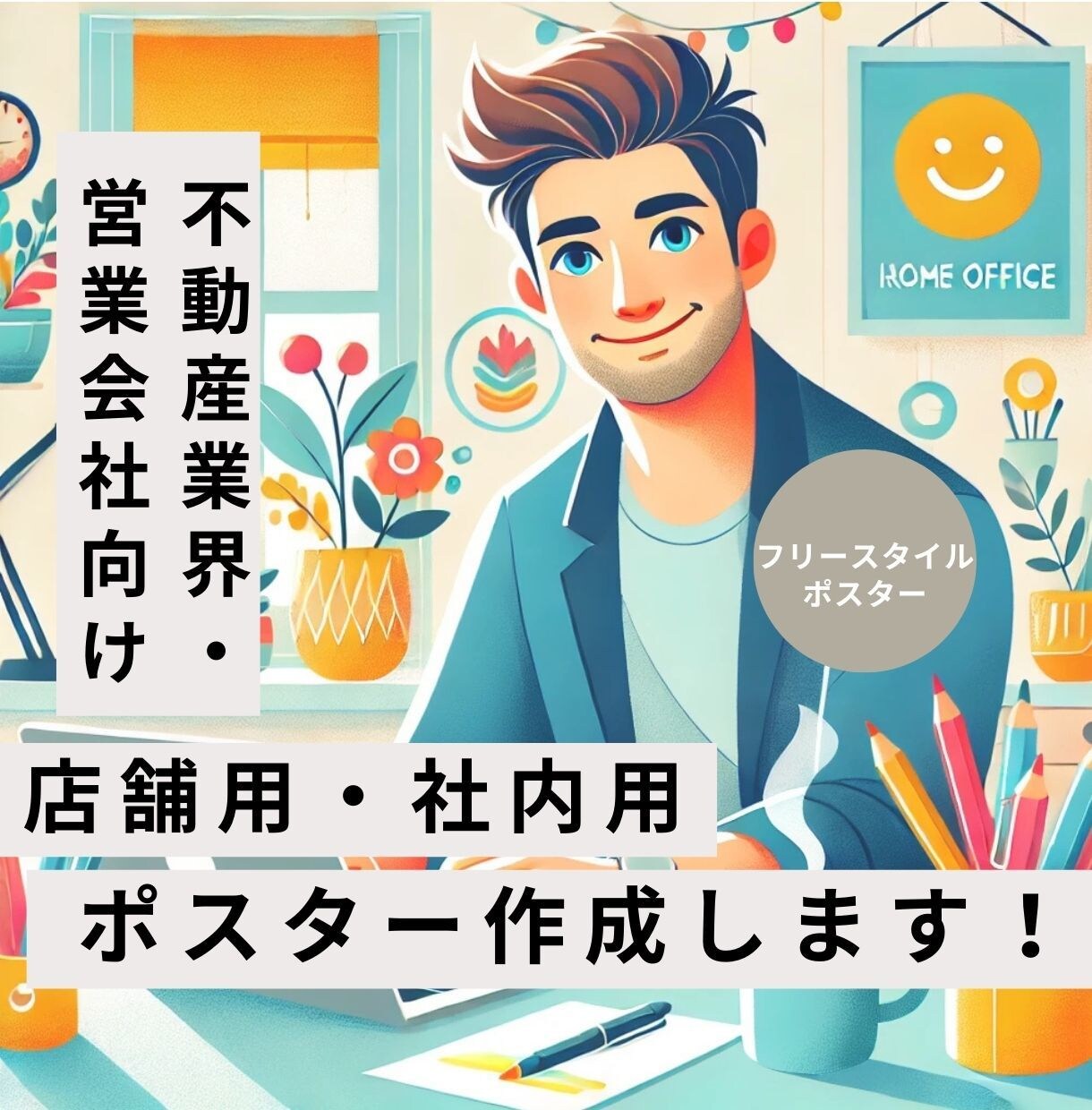 社内用・営業用ポスター作成します 会社内イベント告知・キャンペーン時のポスターを作成します！ イメージ1