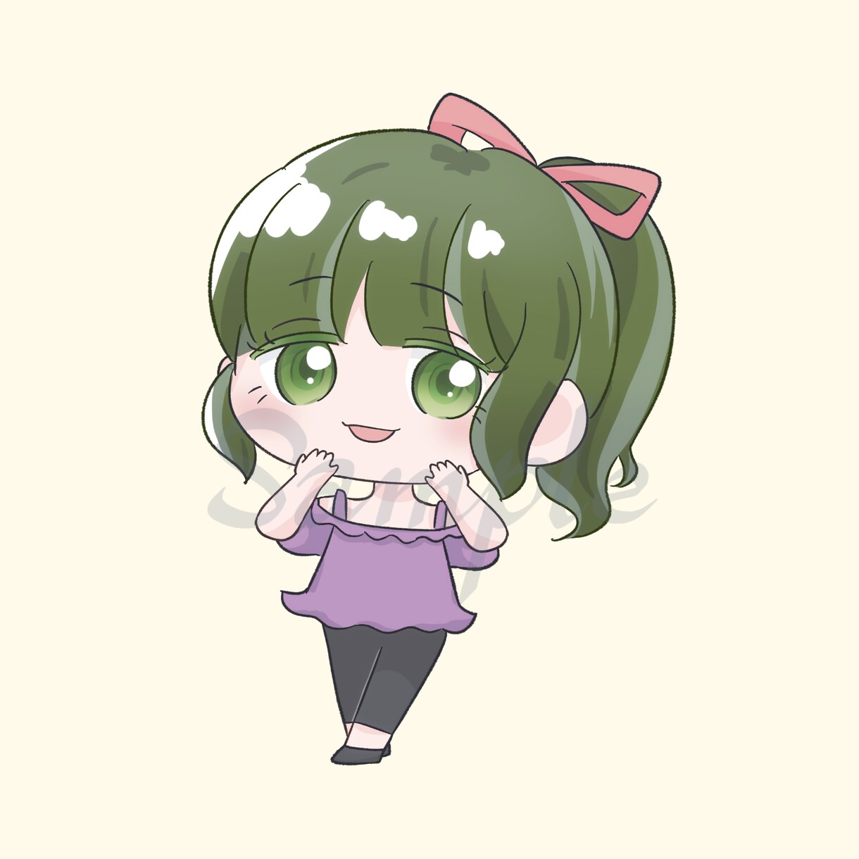 可愛いオリジナルミニキャラ・ちびキャラを作成します 商用利用可◎オリジナルキャラのグッズやアイコンに！ イメージ4