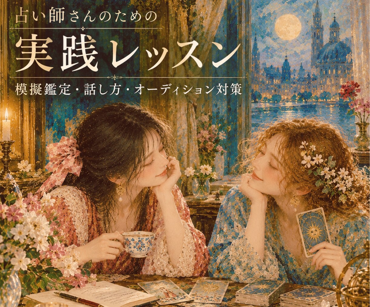 占い模擬鑑定・オーディション対策実践レッスンします 話し方・伝え方まで、現場経験を生かしてフィードバックします イメージ1