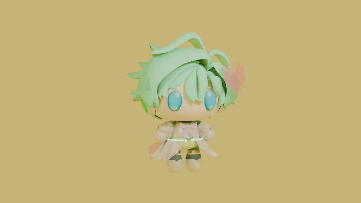 Kawaii世界のぬいミニキャラを3Dで制作します Vtuber/ストリーマー歓迎!様々な場面で使用可能です イメージ3