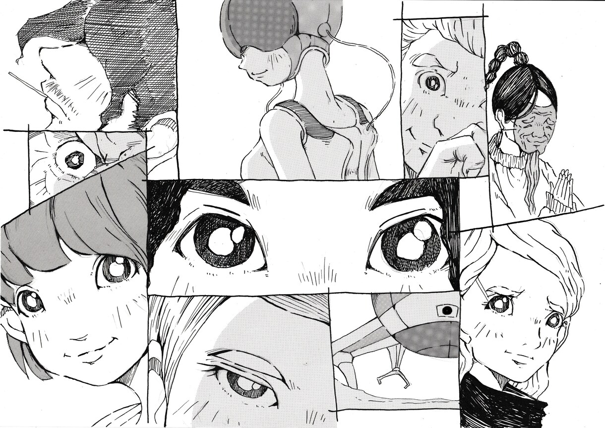 似顔絵　キャラクター　商用漫画　何でも描きます 似顔絵、イラスト、コミカライズ　モノクロ漫画　水彩イラスト イメージ3