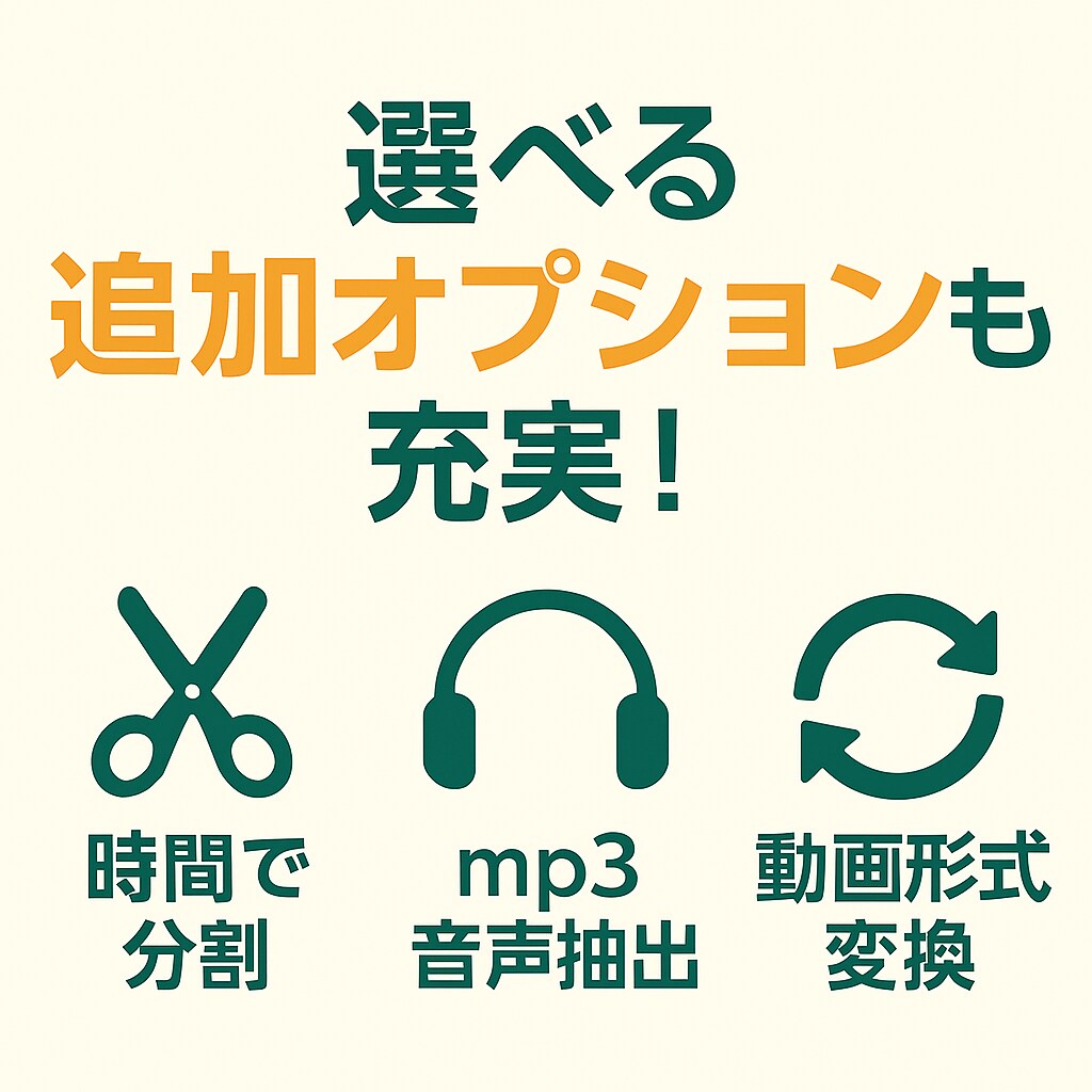 動画の不要な時間をカットするトリミング編集します 【不要時間をカット！】文字起こし・容量削減に最適 イメージ2