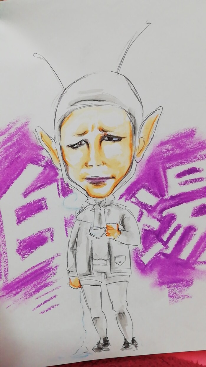 アナログ似顔絵、推し、キャラ描きます アナログなので二度と同じの掛けない世界に1点！！ イメージ3