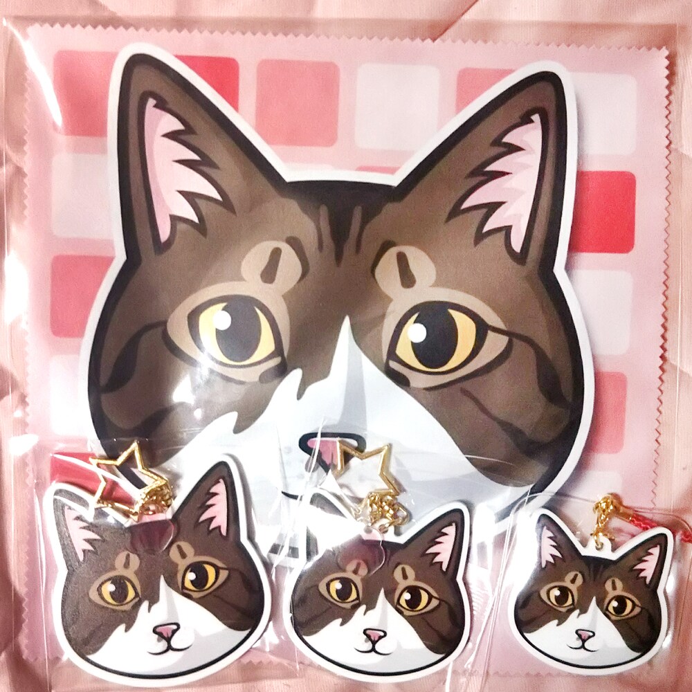 かわいい猫ちゃんの似顔絵描きます アイコンやグッズに！カラフルポップなにゃんこイラスト♪ イメージ10