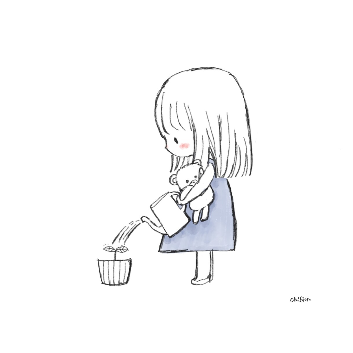 温かい、可愛いイラストをお描きします ほっこり温かい気持ちなれる絵をお届けします イメージ1