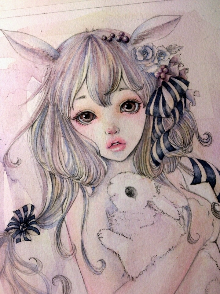 透明水彩でイラスト描きます ☆あなただけの取っておきの一枚を描かせていただきます。 イメージ1