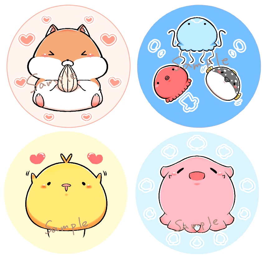 修正無制限即日納品可！ポップな動物イラストかきます ツイッターやインスタ、ブログなどにポップなイラストで彩りを イメージ3